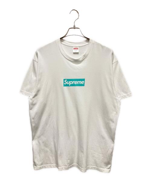 SUPREME（シュプリーム）SUPREME (シュプリーム) TIFFANY & Co. (ティファニー)  x Tiffany 21AW Box Logo Tee ホワイト サイズ:Lの古着・服飾アイテム