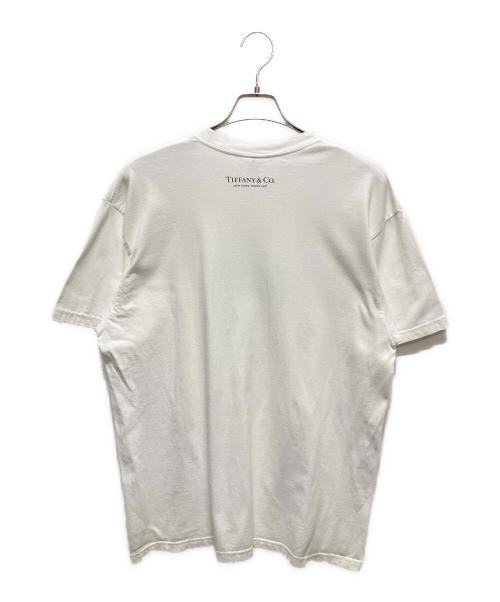 SUPREME（シュプリーム）SUPREME (シュプリーム) TIFFANY & Co. (ティファニー)  x Tiffany 21AW Box Logo Tee ホワイト サイズ:Lの古着・服飾アイテム