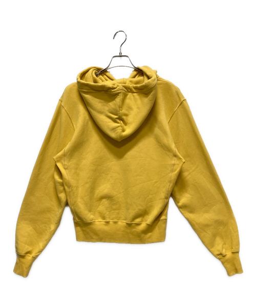 Saint Laurent Paris（サンローランパリ）Saint Laurent Paris (サンローランパリ) Hooded Sweatshirt /ロゴパーカー イエロー サイズ:XSの古着・服飾アイテム