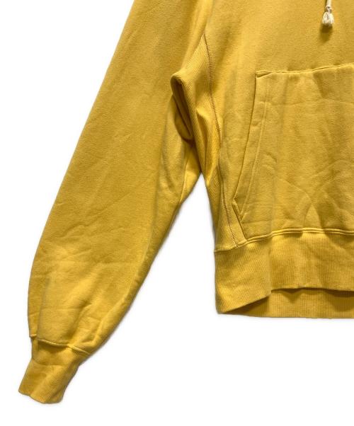 Saint Laurent Paris（サンローランパリ）Saint Laurent Paris (サンローランパリ) Hooded Sweatshirt /ロゴパーカー イエロー サイズ:XSの古着・服飾アイテム