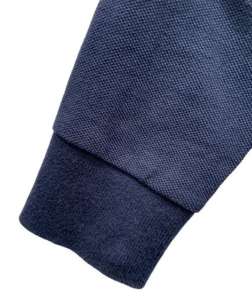 LOEWE（ロエベ）LOEWE (ロエベ) アナグラム刺繍フレア長袖ポロシャツ ネイビー サイズ:XSの古着・服飾アイテム