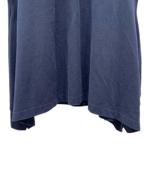 LOEWE（ロエベ）LOEWE (ロエベ) アナグラム刺繍フレア長袖ポロシャツ ネイビー サイズ:XSの古着・服飾アイテム