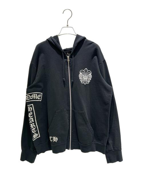 CHROME HEARTS（クロムハーツ）CHROME HEARTS (クロムハーツ) ダガージップパーカー ブラック サイズ:Lの古着・服飾アイテム