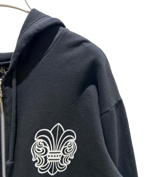 CHROME HEARTS（クロムハーツ）CHROME HEARTS (クロムハーツ) ダガージップパーカー ブラック サイズ:Lの古着・服飾アイテム