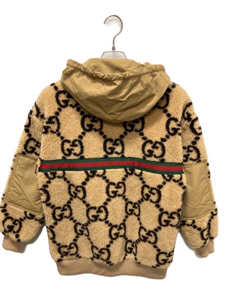 GUCCI（グッチ）GUCCI (グッチ) GGボアブルゾン カーキ サイズ:XSの古着・服飾アイテム