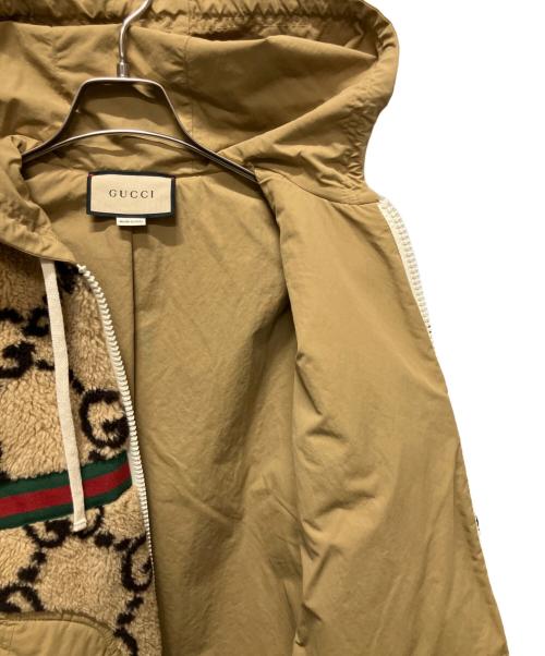 GUCCI（グッチ）GUCCI (グッチ) GGボアブルゾン カーキ サイズ:XSの古着・服飾アイテム