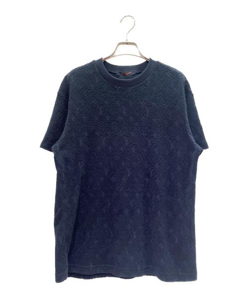 LOUIS VUITTON（ルイ ヴィトン）LOUIS VUITTON (ルイ ヴィトン) モノグラム パイル Tシャツ ネイビー サイズ:XSの古着・服飾アイテム