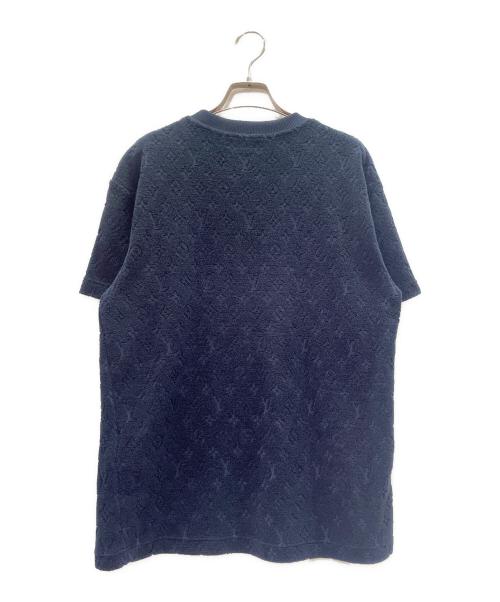 LOUIS VUITTON（ルイ ヴィトン）LOUIS VUITTON (ルイ ヴィトン) モノグラム パイル Tシャツ ネイビー サイズ:XSの古着・服飾アイテム