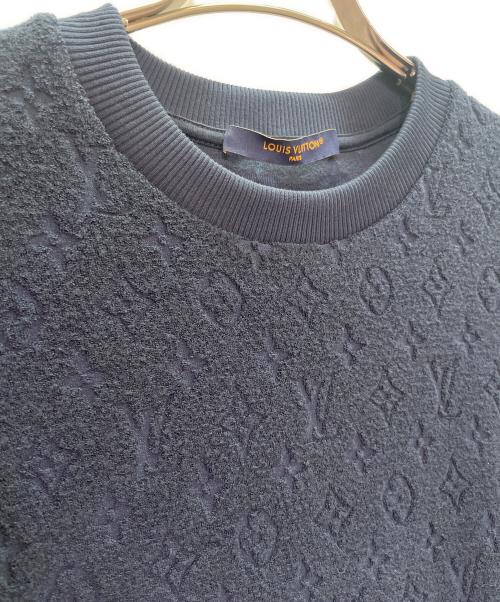 LOUIS VUITTON（ルイ ヴィトン）LOUIS VUITTON (ルイ ヴィトン) モノグラム パイル Tシャツ ネイビー サイズ:XSの古着・服飾アイテム