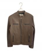 COACHコーチ）の古着「レザージャケット」｜ブラウン