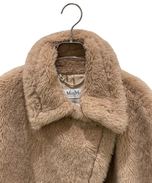 MaxMara（マックスマーラ）MaxMara (マックスマーラ) テディベアケープ/UNICA ベージュ サイズ:165/88の古着・服飾アイテム