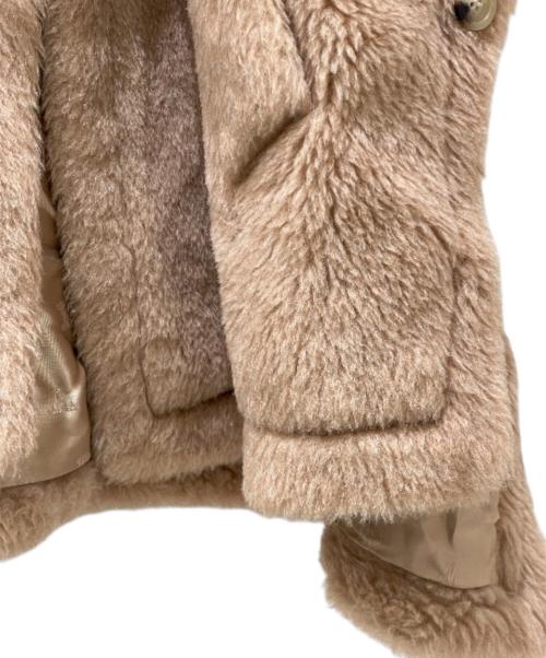 MaxMara（マックスマーラ）MaxMara (マックスマーラ) テディベアケープ/UNICA ベージュ サイズ:165/88の古着・服飾アイテム