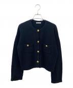 EVERYDAY I LIKE.エヴリデイ アイ ライク）の古着「Cotton Jacket カーディガン」｜ブラック