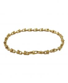 TIFFANY & Co.（ティファニー）の古着「K18YG HardWear Micro Link Bracelet ハードウェア マイクロリンク ブレスレット 60416923」