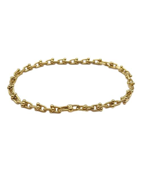 TIFFANY & Co.（ティファニー）TIFFANY & Co. (ティファニー) K18YG HardWear Micro Link Bracelet ハードウェア マイクロリンク ブレスレット 60416923 サイズ:マイクロの古着・服飾アイテム
