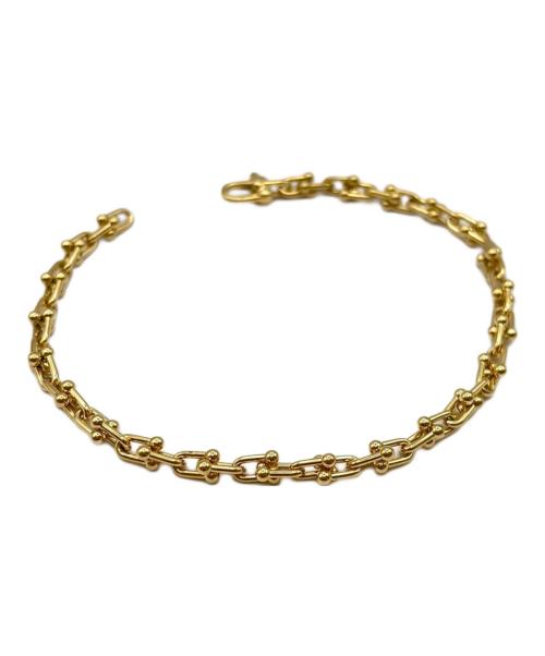 TIFFANY & Co.（ティファニー）TIFFANY & Co. (ティファニー) K18YG HardWear Micro Link Bracelet ハードウェア マイクロリンク ブレスレット 60416923 サイズ:マイクロの古着・服飾アイテム