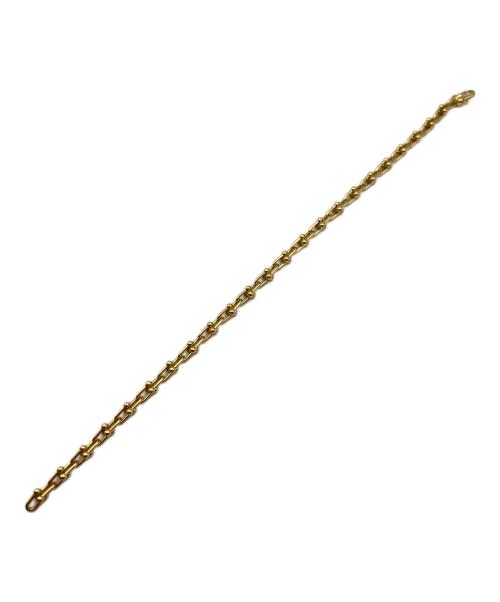 TIFFANY & Co.（ティファニー）TIFFANY & Co. (ティファニー) K18YG HardWear Micro Link Bracelet ハードウェア マイクロリンク ブレスレット 60416923 サイズ:マイクロの古着・服飾アイテム