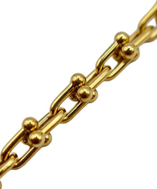 TIFFANY & Co.（ティファニー）TIFFANY & Co. (ティファニー) K18YG HardWear Micro Link Bracelet ハードウェア マイクロリンク ブレスレット 60416923 サイズ:マイクロの古着・服飾アイテム