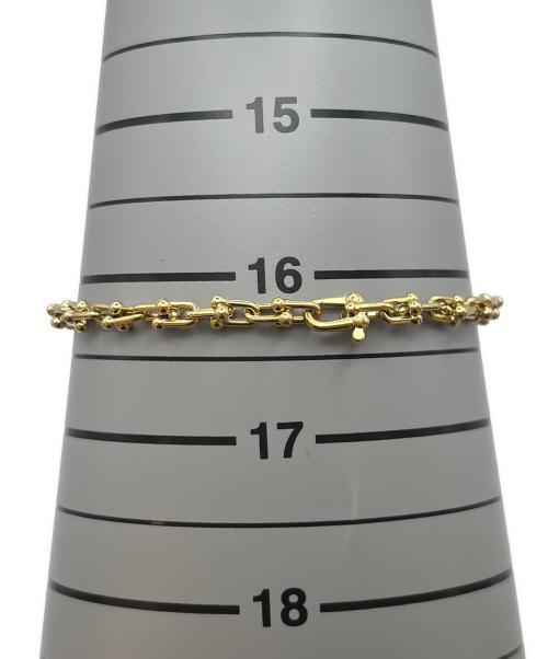 TIFFANY & Co.（ティファニー）TIFFANY & Co. (ティファニー) K18YG HardWear Micro Link Bracelet ハードウェア マイクロリンク ブレスレット 60416923 サイズ:マイクロの古着・服飾アイテム
