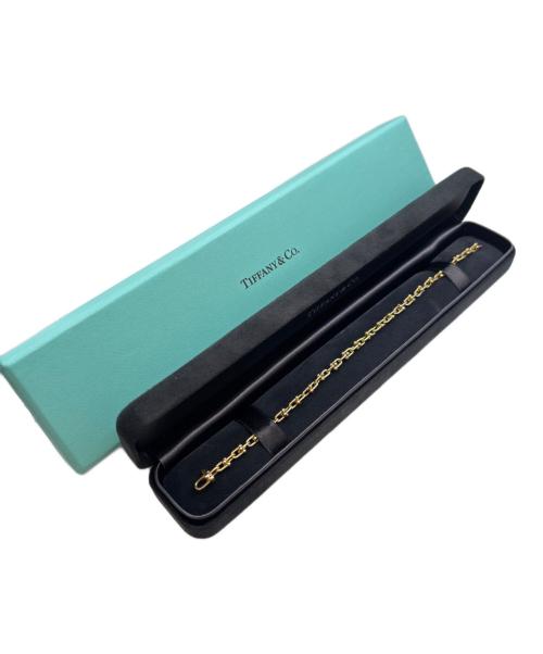 TIFFANY & Co.（ティファニー）TIFFANY & Co. (ティファニー) K18YG HardWear Micro Link Bracelet ハードウェア マイクロリンク ブレスレット 60416923 サイズ:マイクロの古着・服飾アイテム
