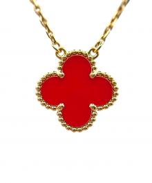 VAN CLEEF & ARPELS（ヴァンクリーフ＆アーペル）の古着「Vintage Alhambra Pendant Carnelian ヴィンテージアルハンブラペンダントカーネリアン」