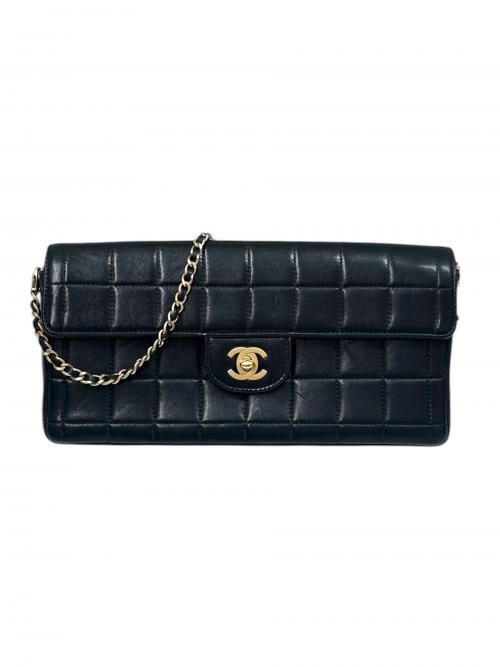 CHANEL（シャネル）CHANEL (シャネル) チェーンショルダーバッグ/チョコバー ブラック サイズ:-の古着・服飾アイテム