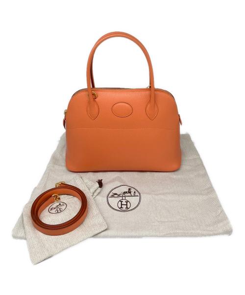 HERMES（エルメス）HERMES (エルメス) ボリード27/ゴールド金具/エプソン/マンゴー/□Q刻印 マンゴー サイズ:27の古着・服飾アイテム