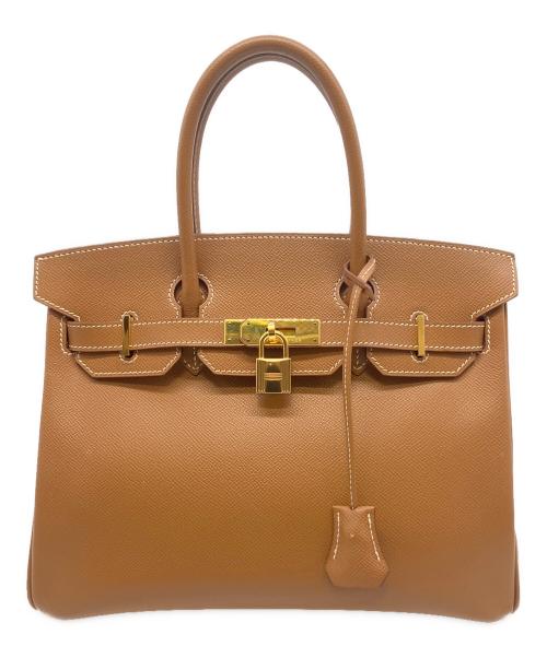HERMES（エルメス）HERMES (エルメス) バーキン 30/ゴールド金具/ヴォーエプソン/ゴールド/☐M刻印:2009年 ゴールド サイズ:30の古着・服飾アイテム
