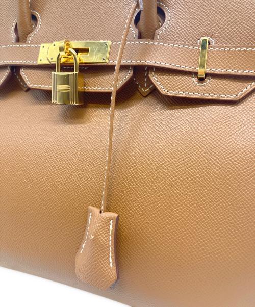 HERMES（エルメス）HERMES (エルメス) バーキン 30/ゴールド金具/ヴォーエプソン/ゴールド/☐M刻印:2009年 ゴールド サイズ:30の古着・服飾アイテム
