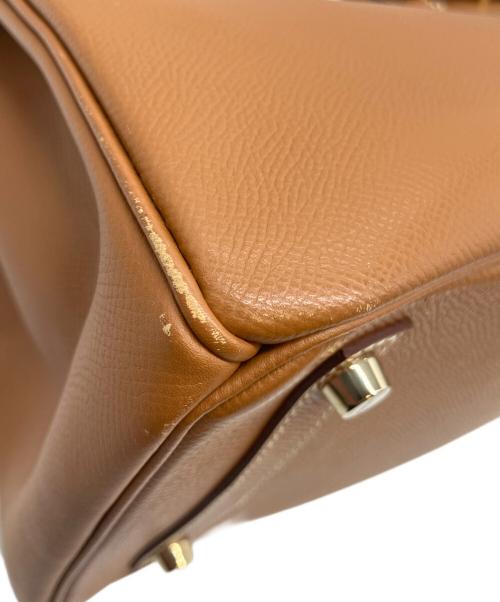 HERMES（エルメス）HERMES (エルメス) バーキン 30/ゴールド金具/ヴォーエプソン/ゴールド/☐M刻印:2009年 ゴールド サイズ:30の古着・服飾アイテム