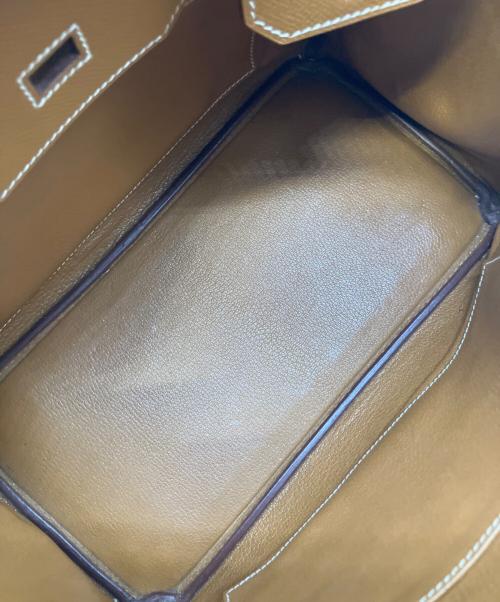 HERMES（エルメス）HERMES (エルメス) バーキン 30/ゴールド金具/ヴォーエプソン/ゴールド/☐M刻印:2009年 ゴールド サイズ:30の古着・服飾アイテム