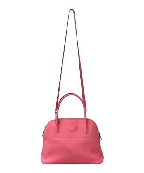 HERMES（エルメス）HERMES (エルメス) Bolide 27 ボリード 27/ヴォースイフト/ローズアザレ/A刻印：2017年製造/シルバー金具 ローズアザレ サイズ:27の古着・服飾アイテム