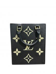 LOUIS VUITTON（ルイ ヴィトン）の古着「モノグラム・アンプラント/プティットサックプラ/M81416」｜ブラック