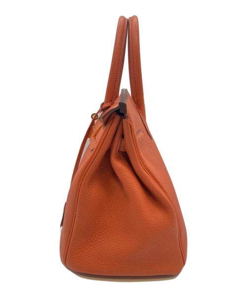 HERMES（エルメス）HERMES (エルメス) バーキン 30/ゴールド金具/トゴ/テールバトゥ/X刻印:2016年 オレンジ系 サイズ:30の古着・服飾アイテム