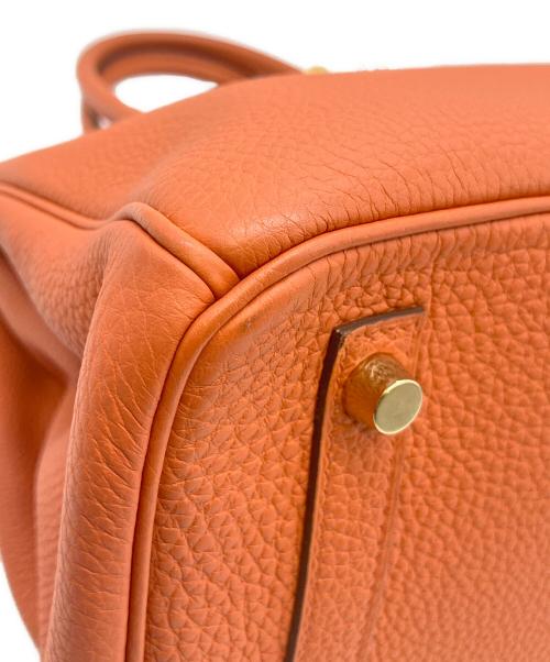 HERMES（エルメス）HERMES (エルメス) バーキン 30/ゴールド金具/トゴ/テールバトゥ/X刻印:2016年 オレンジ系 サイズ:30の古着・服飾アイテム