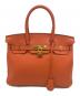 HERMES（エルメス）の古着「バーキン 30/ゴールド金具/トゴ/テールバトゥ/X刻印:2016年」｜オレンジ系