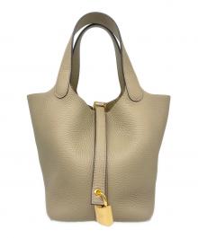 HERMES（エルメス）の古着「ピコタンロック PM/シルバー金具/トリヨンクレマンス/トレンチ/W刻印:2024年製」｜トレンチ