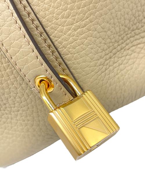 HERMES（エルメス）HERMES (エルメス) ピコタンロック PM/シルバー金具/トリヨンクレマンス/トレンチ/W刻印 トレンチ サイズ:PMの古着・服飾アイテム