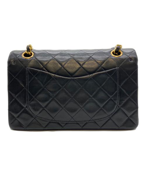 CHANEL（シャネル）CHANEL (シャネル) Wフラップマトラッセ/チェーンショルダーバッグ ブラック サイズ:23の古着・服飾アイテム