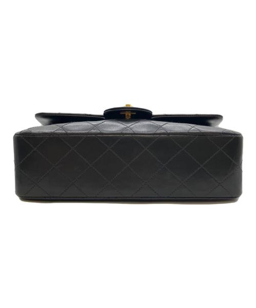 CHANEL（シャネル）CHANEL (シャネル) Wフラップマトラッセ/チェーンショルダーバッグ ブラック サイズ:23の古着・服飾アイテム