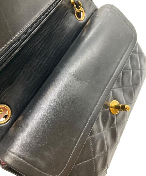 CHANEL（シャネル）CHANEL (シャネル) Wフラップマトラッセ/チェーンショルダーバッグ ブラック サイズ:23の古着・服飾アイテム