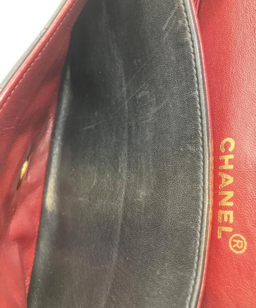 CHANEL（シャネル）CHANEL (シャネル) Wフラップマトラッセ/チェーンショルダーバッグ ブラック サイズ:23の古着・服飾アイテム
