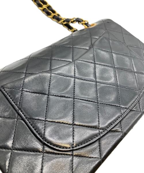CHANEL（シャネル）CHANEL (シャネル) Wフラップマトラッセ/チェーンショルダーバッグ ブラック サイズ:23の古着・服飾アイテム