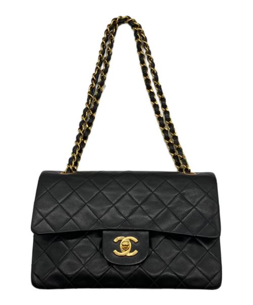 CHANEL（シャネル）CHANEL (シャネル) Wフラップマトラッセ/チェーンショルダーバッグ ブラック サイズ:23の古着・服飾アイテム