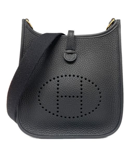 HERMES（エルメス）HERMES (エルメス) エブリンTPM/シルバー金具/トリヨンクレマンス/ノアール/Z刻印 ブラック サイズ:TPM　の古着・服飾アイテム