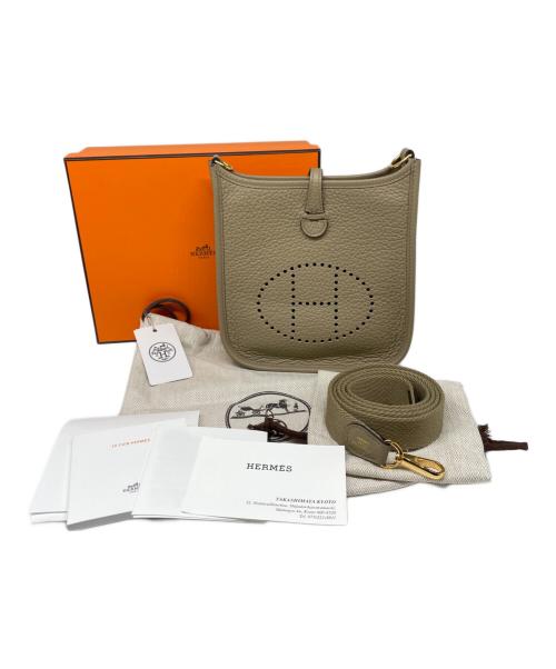 HERMES（エルメス）HERMES (エルメス) エブリン TPM /ゴールド金具/トリヨンクレマンス/ベージュマルファ/B刻印 ベージュマルファ サイズ:TPMの古着・服飾アイテム