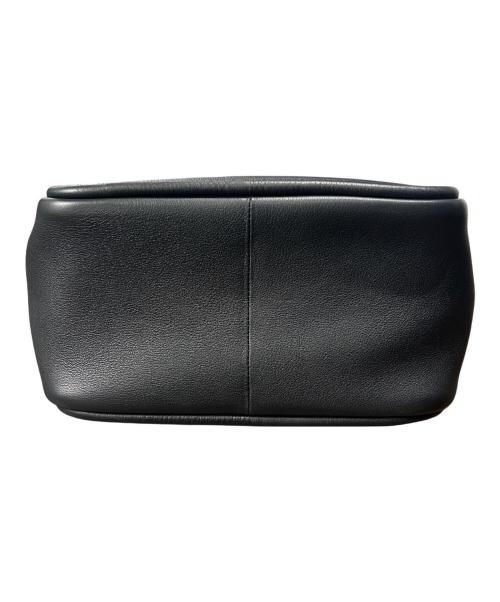 PRADA（プラダ）PRADA (プラダ) トライアングルロゴソフトグレインレザーミニトートバッグ ブラック サイズ:-の古着・服飾アイテム