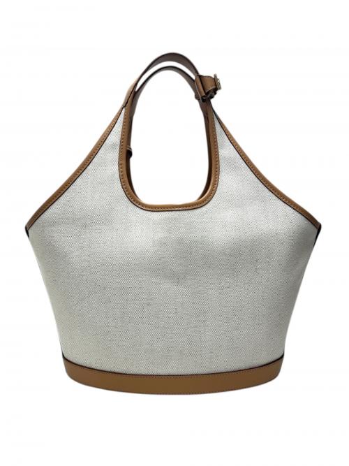 PRADA（プラダ）PRADA (プラダ) キャンバストートバッグ/1BG471 ベージュ サイズ:-の古着・服飾アイテム