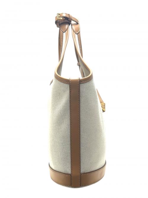 PRADA（プラダ）PRADA (プラダ) キャンバストートバッグ/1BG471 ベージュ サイズ:-の古着・服飾アイテム