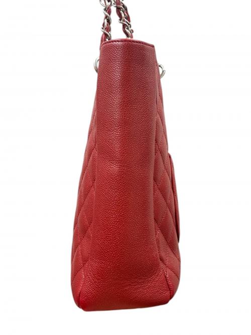 CHANEL（シャネル）CHANEL (シャネル) GSTトートバッグ/グランドショッピングトート/シルバー金具/A50995 レッド サイズ:-の古着・服飾アイテム